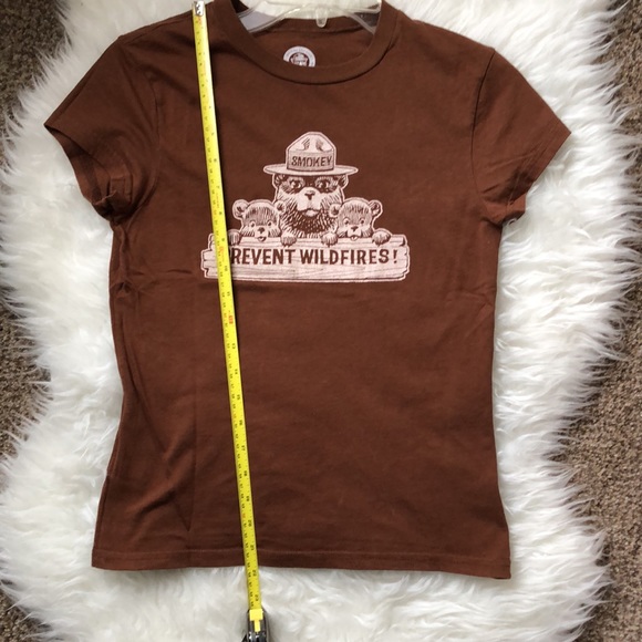 $5 WITH BUNDLE • Smokey The Bear Prevent Wildfires Short Sleeve T-shirt - Picture 12 of 15